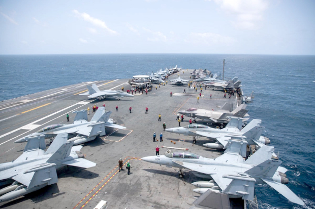 Middle East News: New US carrier arrives in Mideast